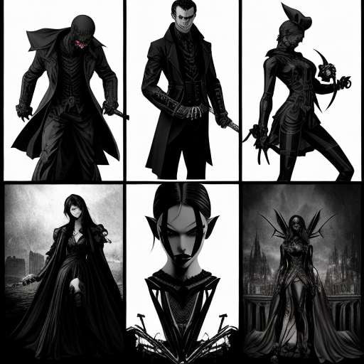 female vampire hunter, urban fantasy, vampire slayer,, Midjourney