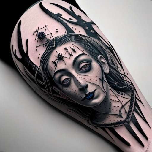 Customizable Gothic Lady Tattoo Prompt - Midjourney Image Generation –  Socialdraft