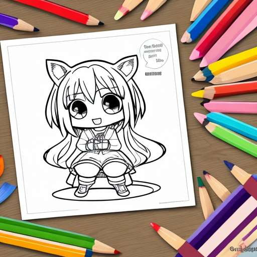 Chibi Animals : Coloring books for Adults and kids , A Cute and Fun Animal  Coloring Book: A Cute Coloring Book with Fun, Simple, and Adorable Animal  Drawings ,Childrens coloring books by