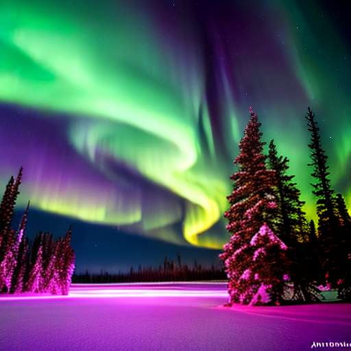 Northern Lights Midjourney Image Prompt: Create Stunning Aurora Borealis  Artwork