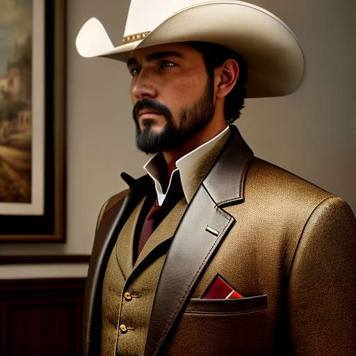 Cowboy Hat Maker Midjourney Portrait Prompt
