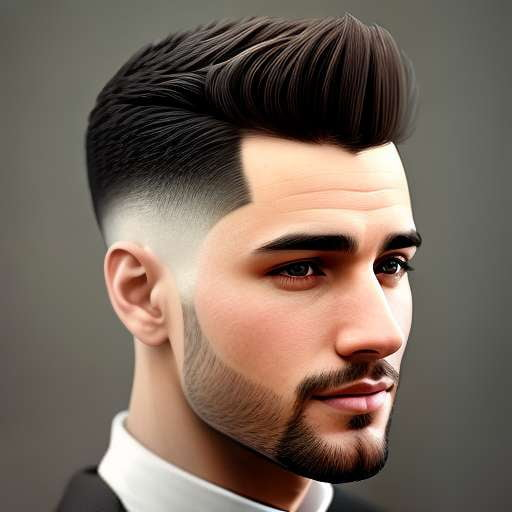 men's haircut styles from the 2 0 3 0 s, Stable Diffusion
