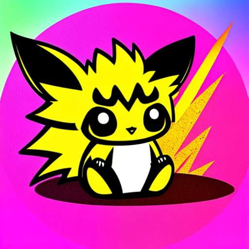 Pichu Chibi Midjourney: Customizable Cute Pikachu Prompt for Art Projects  and More!
