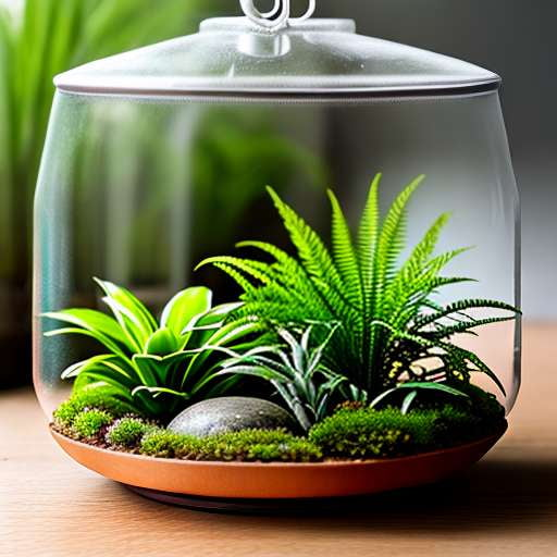 Vintage Fern Terrarium Midjourney Prompt - Customizable DIY Terrarium –  Socialdraft