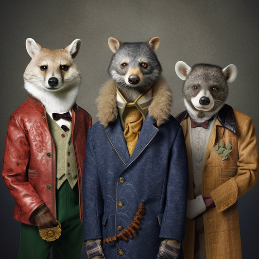 Animals Wearing Human Clothes