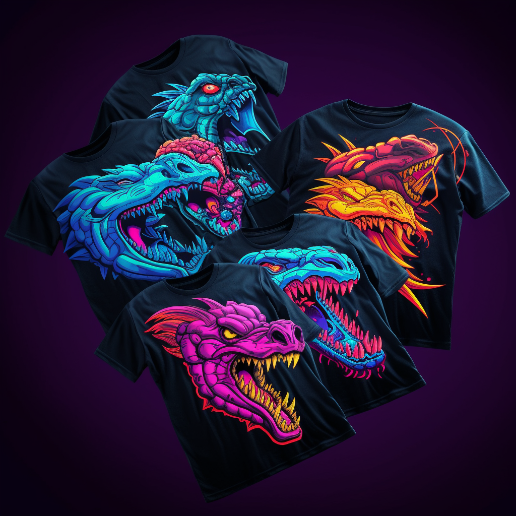 Awesome Gamer Animal T-shirt Designs