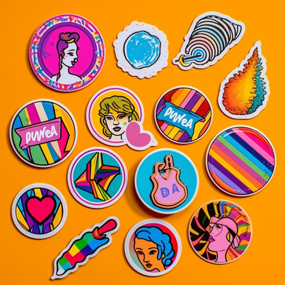 "Pride-Inspired Midjourney Stickers: Personalize Your Message with LGBTQIA+ Designs"