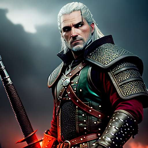 Geralt of Rivia Midjourney Graphic Prompt - Socialdraft