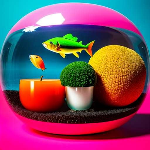 Ocean Floor Still-Life Midjourney - Customizable Fruit and Veggie Prompts - Socialdraft