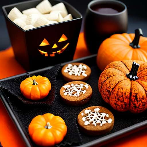 Halloween Snack Tray Midjourney Prompt: Creepy and Delicious Treats - Socialdraft