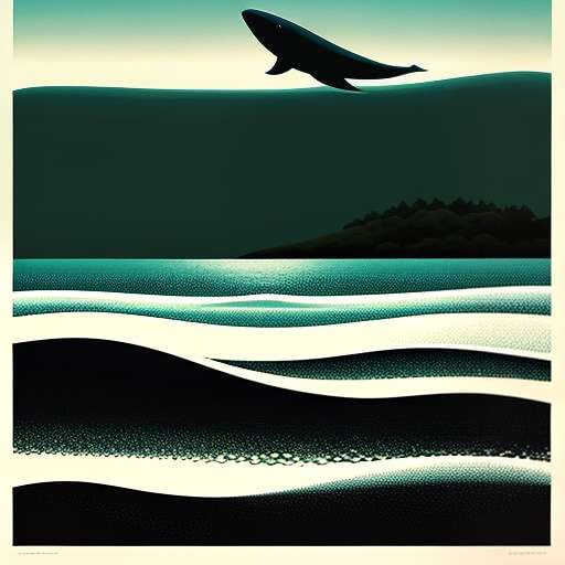 "Minimalist Whale" Midjourney Prompt: Customizable Text-to-Image Creation - Socialdraft