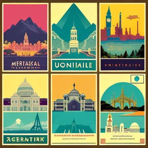 Travel Posters - Customizable Midjourney Prompts for the Wanderlust at Heart - Socialdraft