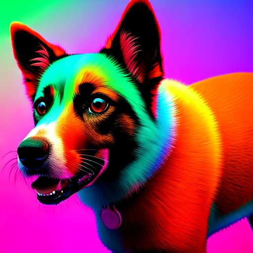 Custom AI Generated Dog Artwork: Midjourney Prompt - Socialdraft
