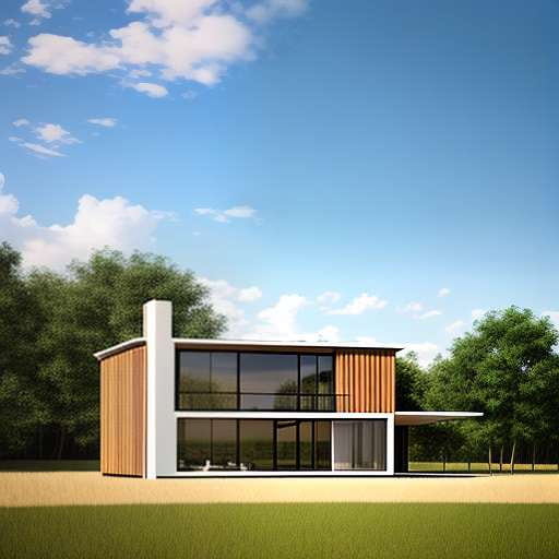 Modern Farmhouse Midjourney Prompt with Straw Bale Design - Socialdraft