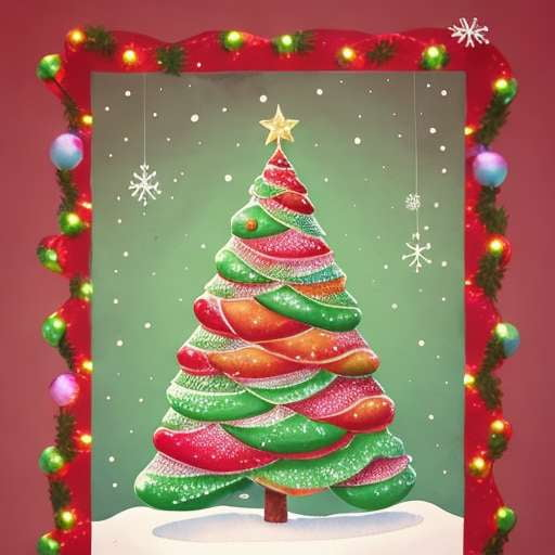 Customizable Midjourney Christmas Ornaments for DIY Decoration - Socialdraft