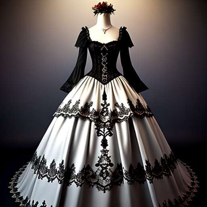 Gothic Wedding Dress Midjourney Creator - Socialdraft