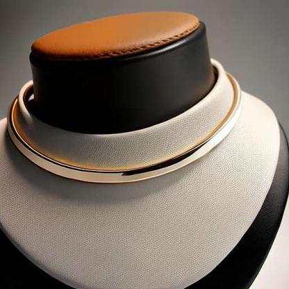Leather Choker Midjourney Prompt - Customizable Necklace Design - Socialdraft