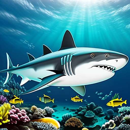 Reef Sharks Midjourney Imagery Prompts - Socialdraft