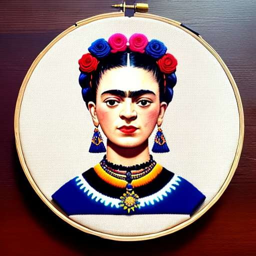 Custom Minimalist Embroidery Hoop Wall Art Midjourney Prompts – Socialdraft