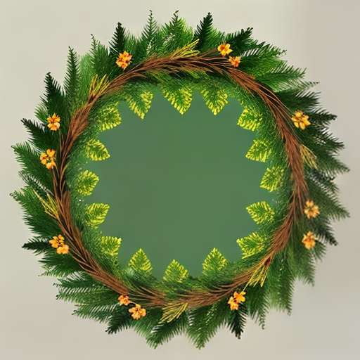 Woodland Wreath Midjourney Prompt - Create a Customizable DIY Nature-Inspired Home Decor Piece with Text-to-Image Model - Socialdraft