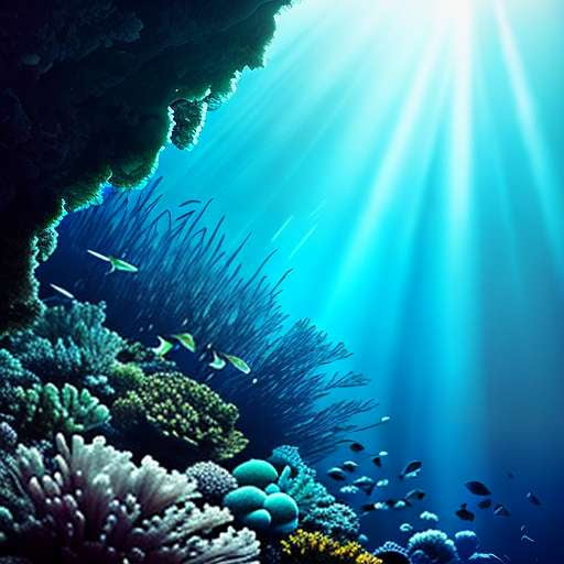 "Deep Sea Secrets" Midjourney Prompt: Create Your Own Stunning Underwater Scene - Socialdraft