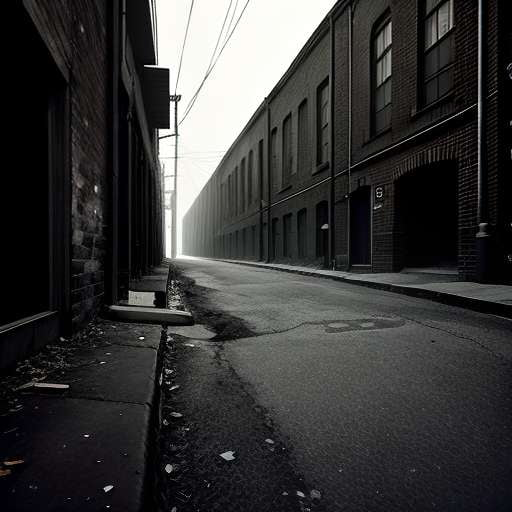 Shadowy City Alleyway Midjourney Prompt - Create Your Own Dark Urban Scene - Socialdraft