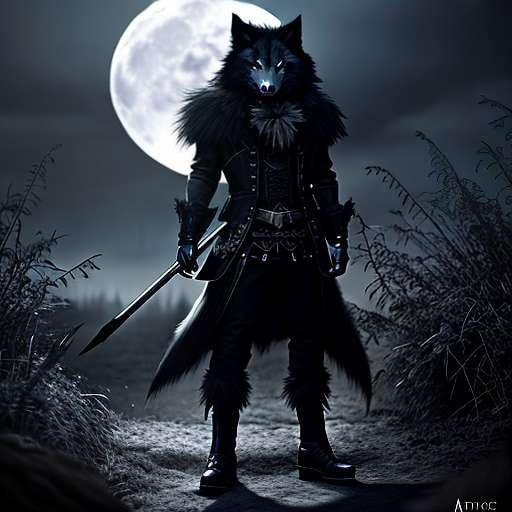 Anime Werewolf Midjourney: Customizable Character Prompt - Socialdraft