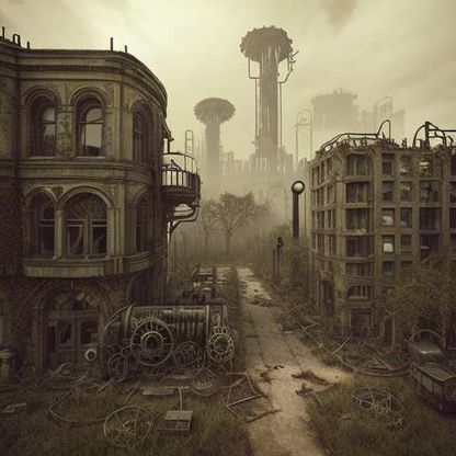 Midjourney Steampunk Apocalypse City Prompts for Creative Designs - Socialdraft