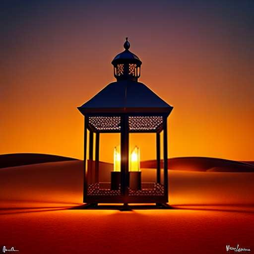 Arabian Nights Lantern - Customizable Midjourney Prompt - Socialdraft