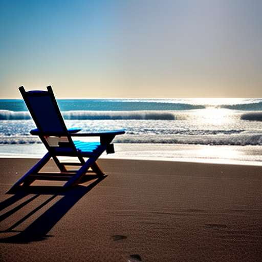 Beach Chair Yoga Midjourney Image Prompt - Socialdraft