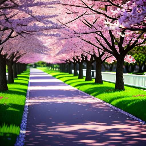 Cherry Blossom Pathway Midjourney Masterpiece: Unique Customizable Prompts for Stunning Art Creation - Socialdraft