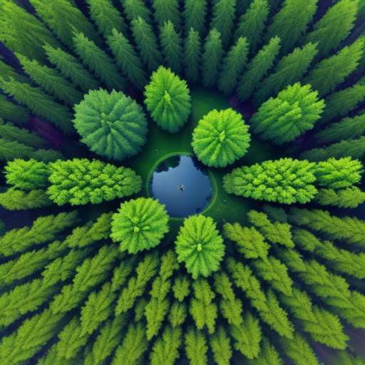 Midjourney Forest Aerials: Stunning Images Of Forests From Above - Socialdraft