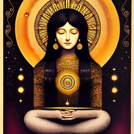 Divine Tarot Card Art Midjourney - generate your own divine tarot cards - Socialdraft