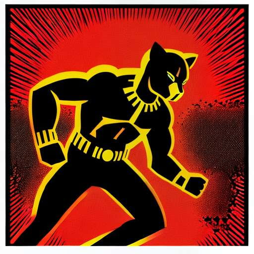 Black Panther Midjourney Comic Art Prompt - Socialdraft