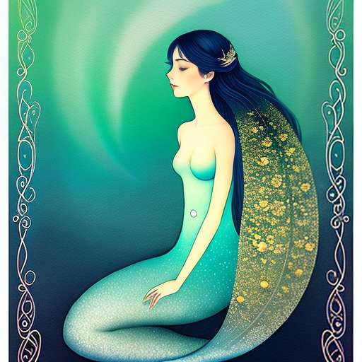 "Enchanting Mermaid and Prince Charming" Midjourney Prompt - Socialdraft