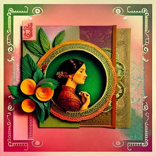 Boho Vintage Collage Midjourney Prompt - Create Your Own Bohemian Masterpiece! - Socialdraft