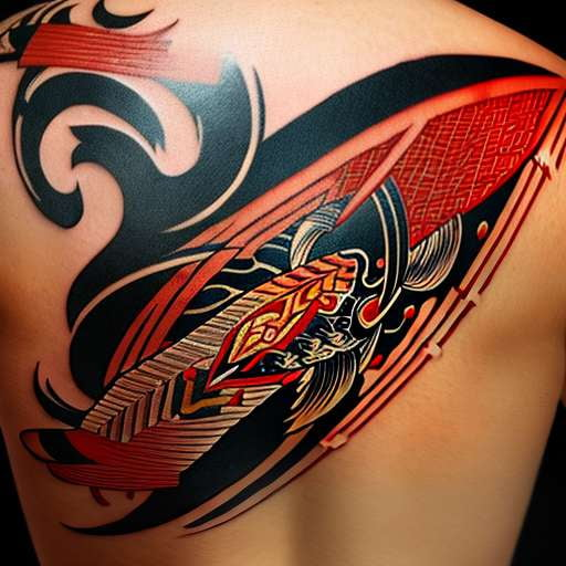 Japanese Tattoo Design Midjourney Prompt: Traditional and Eye-Catching Art - Socialdraft