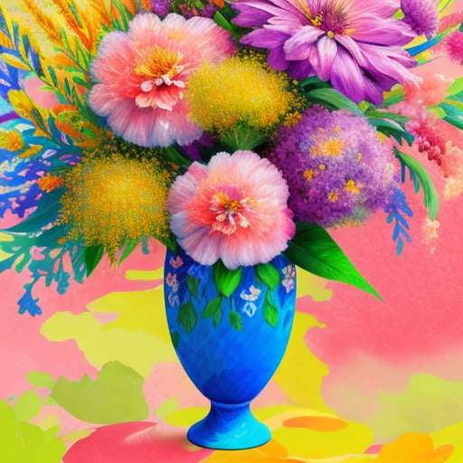 Midjourney Floral Art: Vibrant Bouquet Design - Socialdraft