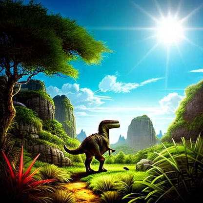 Dino Adventure Midjourney Comic Strip: Create Your Own Jurassic Tale - Socialdraft