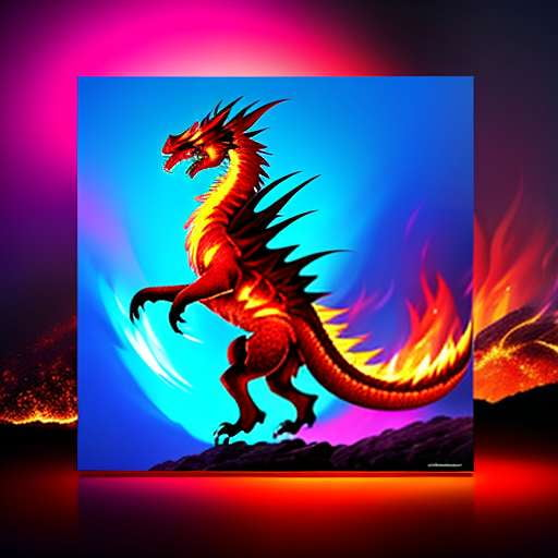 "Dragon's Fire"- Custom Midjourney Prompt for Stunning Dragon Artwork - Socialdraft