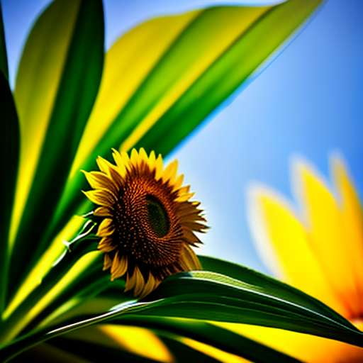 Tropical Sunflower Midjourney Image Generator - Create Stunning Floral Artworks - Socialdraft