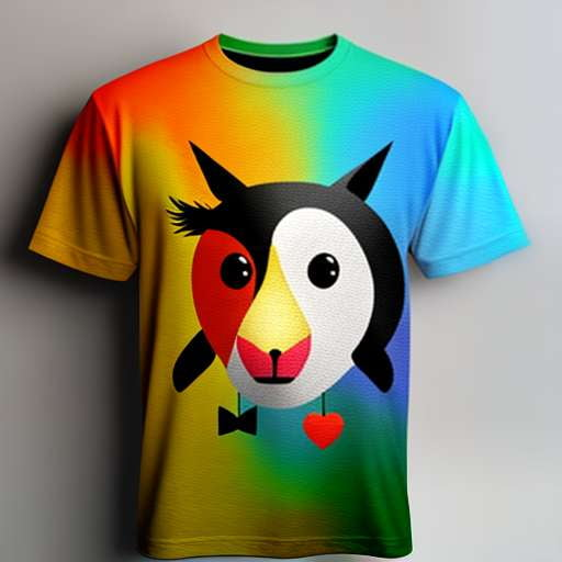 Animal Cartoon T-Shirt Design Midjourney Prompt for Custom Creations - Socialdraft