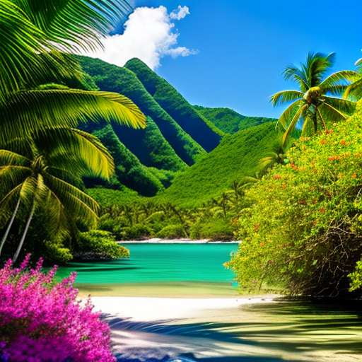 Island Paradise Midjourney Prompt: Create Your Own Tropical Escape - Socialdraft