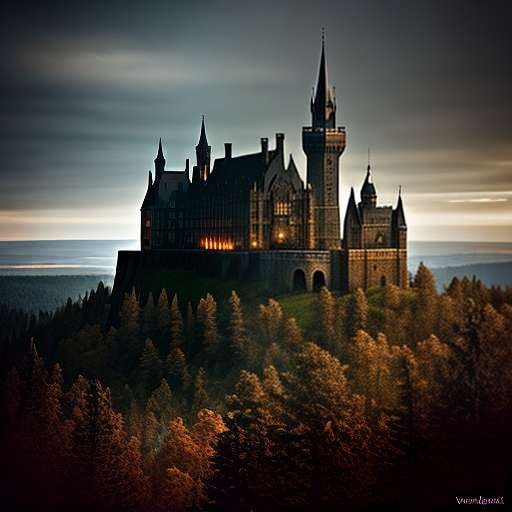 Gothic Castle Twilight Midjourney Prompts - Socialdraft