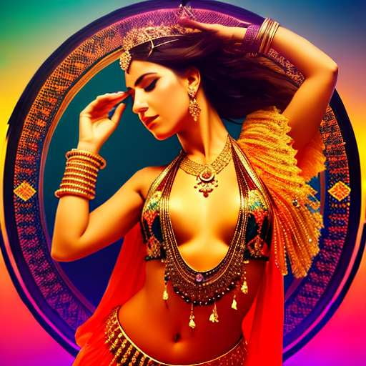 Belly Dancing Costume Midjourney Creator - Customizable and Unique Prompts - Socialdraft