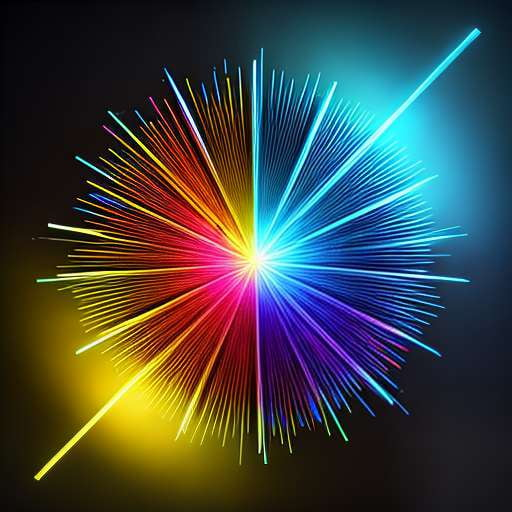 Neon Kinetic Art Midjourney Generator - Socialdraft