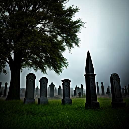 "Spooky Cemetery" Midjourney Prompt - Create Your Own Haunted Scene - Socialdraft