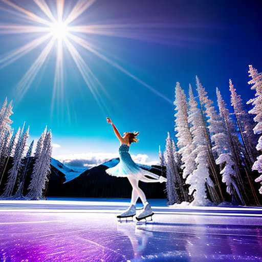 Ice Skating Hologram: Create Your Own Stunning 3D Art with Midjourney - Socialdraft