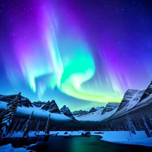 Aurora Borealis Hologram Midjourney Prompt: Create Your Own Northern Lights Hologram Art - Socialdraft