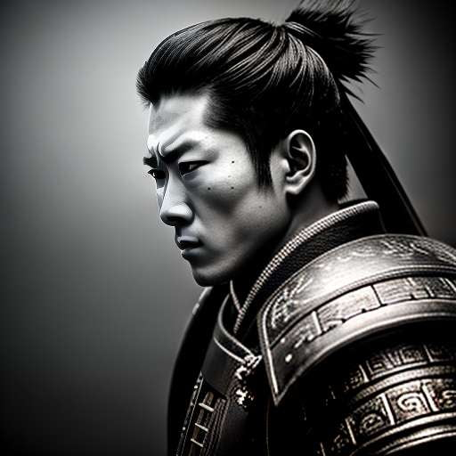 Samurai Battle Portrait Midjourney Prompt - Create Your Own Epic Samurai Art - Socialdraft